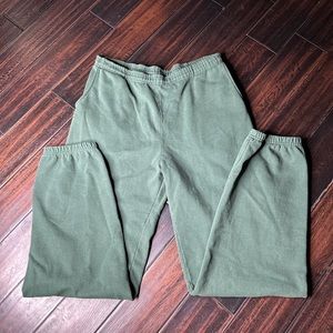 Drawstring waist heavy cotton sweatpants unisex Los Angeles Apparel basic casual